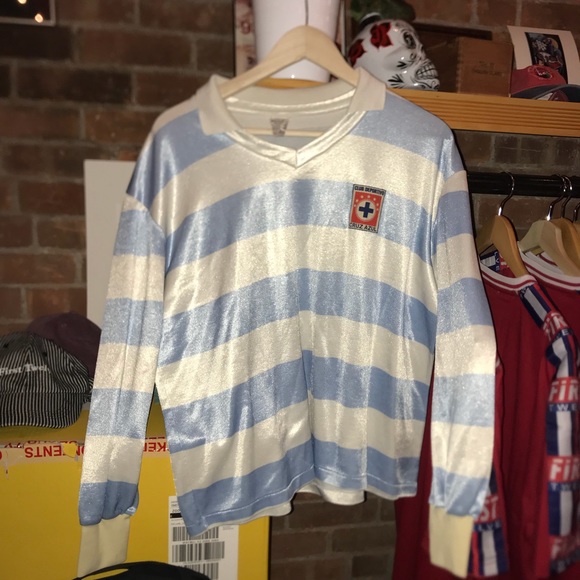 cruz azul retro jersey